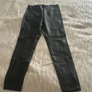 Faux leather pantss